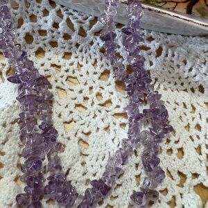 N201 Amethyst Gemstone Necklace